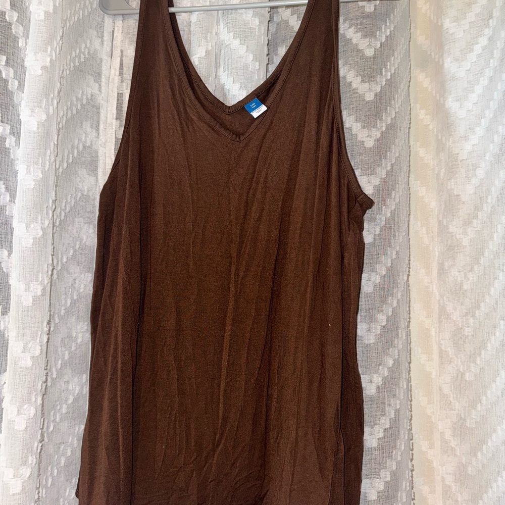 Brown Tank Top